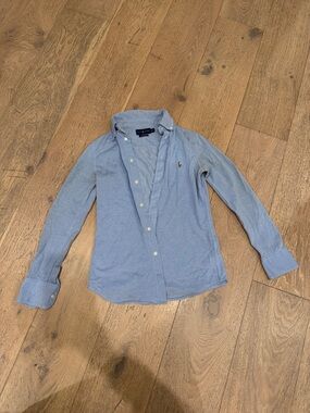 Polo by Ralph Lauren Light Blue Women's Button-Down Shirt